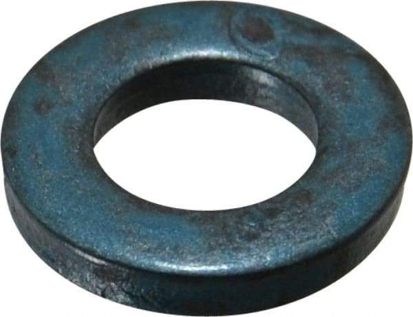 Metric Blue - M8 Screw, Alloy Steel Standard Flat Washer - 9.32mm ID x 17.75mm OD, 3mm Thick - Industrial Tool & Supply
