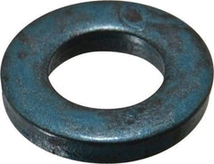 Metric Blue - M8 Screw, Alloy Steel Standard Flat Washer - 9.32mm ID x 17.75mm OD, 3mm Thick - Industrial Tool & Supply