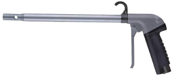 Guardair - 120 Max psi Maximum Power Venturi Nozzle Pistol Grip Blow Gun - 3/8 NPT, 48" Tube Length, Aluminum - Industrial Tool & Supply