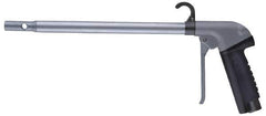 Guardair - 120 Max psi Maximum Power Venturi Nozzle Pistol Grip Blow Gun - 3/8 NPT, 72" Tube Length, Aluminum - Industrial Tool & Supply