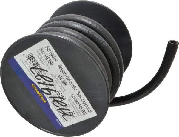 Continental ContiTech - 3/8" ID x 25' Fuel Injection Hose - Hypalon, Black - Industrial Tool & Supply