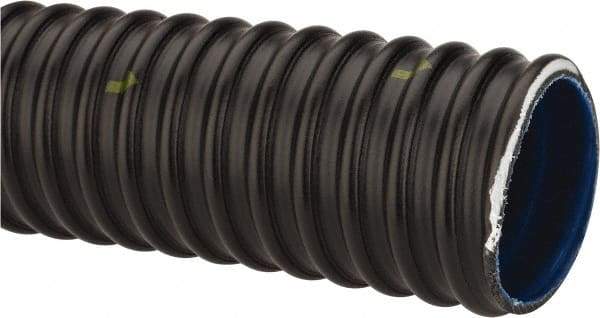 Continental ContiTech - 2" ID x 2.46" OD, 40 Max psi, 29 In. Hg, Dry Material Handling & Transfer Hose - Urethane, -40 to 158°F, 2-1/2" Bend Radius, 100' Coil Length, Black - Industrial Tool & Supply