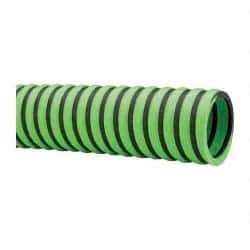 Continental ContiTech - -20 to 180°F, 1-1/2" Inside x 1.78" Outside Diam, Thermoplastic Liquid Suction & Discharge Hose - Green & Black, 100' Long, 29 Vacuum Rating, 50 psi Working & 150 psi Brust Pressure - Industrial Tool & Supply
