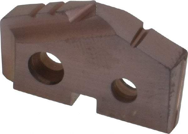 Allied Machine and Engineering - 55/64" Diam x 5/32" Thick, Seat Code 1, 132° Included Angle Spade Drill Insert - AM200 Coated, Cobalt, Grade Super Cobalt, Series GEN2 T-A - Industrial Tool & Supply