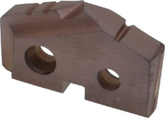 Allied Machine and Engineering - 55/64" Diam x 5/32" Thick, Seat Code 1, 132° Included Angle Spade Drill Insert - AM200 Coated, Cobalt, Grade Super Cobalt, Series GEN2 T-A - Industrial Tool & Supply
