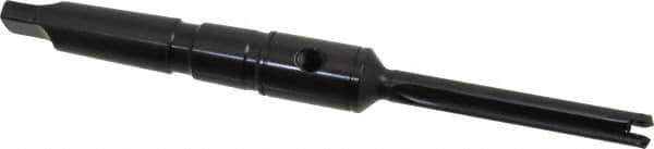 Allied Machine and Engineering - Series Y, 3/8 to 27/64" Diam, 2MT Taper Shank, Straight Flute Spade Drill - 2-3/8" Max Depth, 4-19/32" Body Length, 7-7/16" OAL, Standard Length, Through Coolant - Industrial Tool & Supply