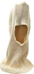 Allegro - Universal Size, Cotton Hood - White - Industrial Tool & Supply