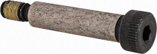 Value Collection - 1/4" Shoulder Diam x 1" Shoulder Length, #10-24 UNC, Hex Socket Shoulder Screw - 4140 Alloy Steel with Nylon Locking Patch, 3/16" Head Height x 3/8" Head Diam - Industrial Tool & Supply