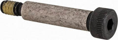 Value Collection - 1/4" Shoulder Diam x 1" Shoulder Length, #10-24 UNC, Hex Socket Shoulder Screw - 4140 Alloy Steel with Nylon Locking Patch, 3/16" Head Height x 3/8" Head Diam - Industrial Tool & Supply