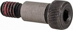 Value Collection - 5/16" Shoulder Diam x 1/2" Shoulder Length, 1/4-20 UNC, Hex Socket Shoulder Screw - 4140 Alloy Steel with Nylon Locking Patch, 7/32" Head Height x 7/16" Head Diam - Industrial Tool & Supply