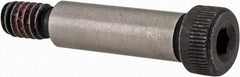 Value Collection - 5/16" Shoulder Diam x 1" Shoulder Length, 1/4-20 UNC, Hex Socket Shoulder Screw - 4140 Alloy Steel with Nylon Locking Patch, 7/32" Head Height x 7/16" Head Diam - Industrial Tool & Supply