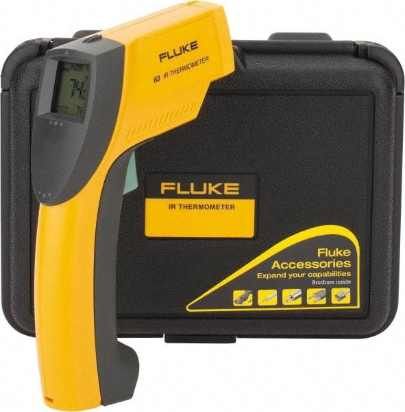 Fluke - -32 to 535°C (-25 to 999°F) Infrared Thermometer - 12:1 Distance to Spot Ratio - Industrial Tool & Supply