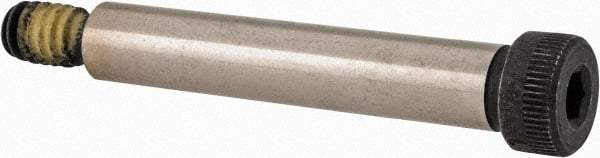 Value Collection - 5/16" Shoulder Diam x 1-3/4" Shoulder Length, 1/4-20 UNC, Hex Socket Shoulder Screw - 4140 Alloy Steel with Nylon Locking Patch, 7/32" Head Height x 7/16" Head Diam - Industrial Tool & Supply