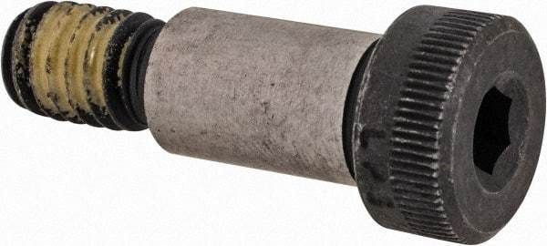 Value Collection - 3/8" Shoulder Diam x 5/8" Shoulder Length, 5/16-18 UNC, Hex Socket Shoulder Screw - 4140 Alloy Steel with Nylon Locking Patch, 1/4" Head Height x 9/16" Head Diam - Industrial Tool & Supply