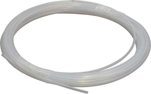 Parker - 1/8" ID x 3/16" OD, 1/32" Wall Thickness, 50' Long, PTFE FEP Tube - Natural, 196 Max psi - Industrial Tool & Supply