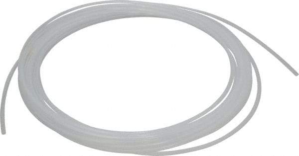 Parker - 3/16" ID x 1/4" OD, 1/32" Wall Thickness, 50' Long, PTFE PFA Tube - Natural, 196 Max psi - Industrial Tool & Supply