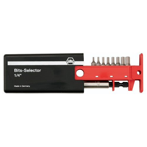 Hex Metric Bit Selector Set 1.5-8.0 mm, Magnetic 1/4″ Bit Holder in Plastic Storage Box - Industrial Tool & Supply