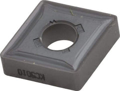 Kennametal - CNMG643 MP Grade KC5010 Carbide Turning Insert - TiAlN Finish, 80° Diamond, 3/4" Inscr Circle, 1/4" Thick, 3/64" Corner Radius - Industrial Tool & Supply