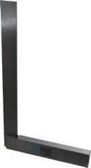 SPI - 12" Blade Length, 7-1/2" Base Length Spring Steel Square - 0.001" (Parallel) & 0.002" (Square) Accuracy - Industrial Tool & Supply