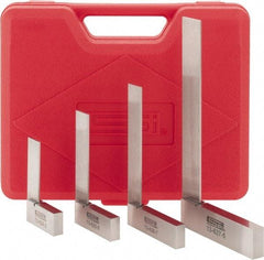 SPI - 4 Piece, 2, 2-1/2, 3, 4 Inch Base Length, 2, 3, 4, 6 Inch Blade Length, Square Set - Industrial Tool & Supply