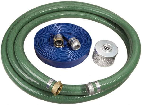 Alliance Hose & Rubber - Suction and Discharge Pump Hose Kits - For Use with 2 Inch Pumps - Industrial Tool & Supply