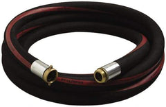 Alliance Hose & Rubber - 2" ID x 2.55" OD x 50' OAL, Male x Female Petroleum Transfer Hose - 150 Max Working psi, -35 to 200°F, 5" Bend Radius, 2" Fitting, Black - Industrial Tool & Supply