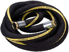 Alliance Hose & Rubber - 3" ID x 3-1/2" OD x 25' OAL, Male x Female Petroleum Transfer Hose - 200 Max Working psi, -40 to 200°F, 3" Bend Radius, 3" Fitting, Black - Industrial Tool & Supply