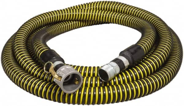 Alliance Hose & Rubber - -40 to 140°F, 2" Inside x 2.76" Outside Diam, Polyethylene Liquid Suction & Discharge Hose - Industrial Tool & Supply