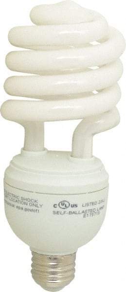 Value Collection - 32 Watt Fluorescent Residential/Office Medium Screw Lamp - 4,100°K Color Temp, 2,000 Lumens, T4, 10,000 hr Avg Life - Industrial Tool & Supply