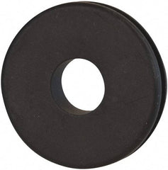 Made in USA - 1-1/2" OD, 5/16" Thick Military Specification Grommet - Buna-N Rubber, 1-1/4" Slot Diam x 1/8" Slot Width - Industrial Tool & Supply