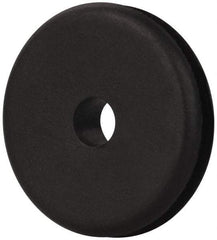 Made in USA - 7/8" OD, 3/16" Thick Military Specification Grommet - Buna-N Rubber, 5/8" Slot Diam x 1/16" Slot Width - Industrial Tool & Supply