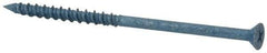 Elco - 3/16" Diam, 3-3/4" OAL, Phillips Drive, Concrete Screw & Masonry Fastener - Steel, Blue StalGard Finish, Includes #2 Drill Bit - Industrial Tool & Supply