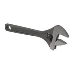 Paramount - 15/16" Jaw Capacity, 6" Standard Adjustable Wrench - Chrome Vanadium Steel, Black Finish - Industrial Tool & Supply