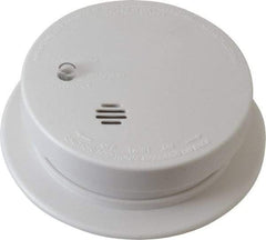 Kidde - 4 Inch Diameter, Smoke Alarm - 85 dB Decibel Rating, 9V Battery Included, Wall or Ceiling Mount, Tamper Resistant - Industrial Tool & Supply