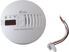 Kidde - AC, DC Wire In 120 Volt Carbon Monoxide Alarm - 85 dB Decibel Rating, 9V Battery Not Included, Tamper Resistant, Interconnectable - Industrial Tool & Supply