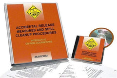 Marcom - Accidental Release Measures and Spill Cleanup Procedures, Multimedia Training Kit - 45 min Run Time CD-ROM, English & Spanish - Industrial Tool & Supply