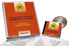 Marcom - Dealing with the Media in Emergency Situations, Multimedia Training Kit - 45 min Run Time CD-ROM, English & Spanish - Industrial Tool & Supply