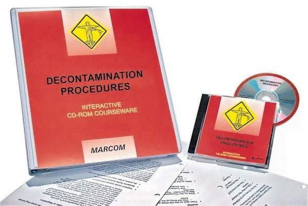 Marcom - Decontamination Procedures, Multimedia Training Kit - 45 min Run Time CD-ROM, English & Spanish - Industrial Tool & Supply