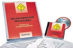 Marcom - Decontamination Procedures, Multimedia Training Kit - 45 min Run Time CD-ROM, English & Spanish - Industrial Tool & Supply