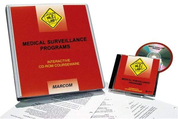 Marcom - Medical Surveillance Programs, Multimedia Training Kit - 45 min Run Time CD-ROM, English & Spanish - Industrial Tool & Supply