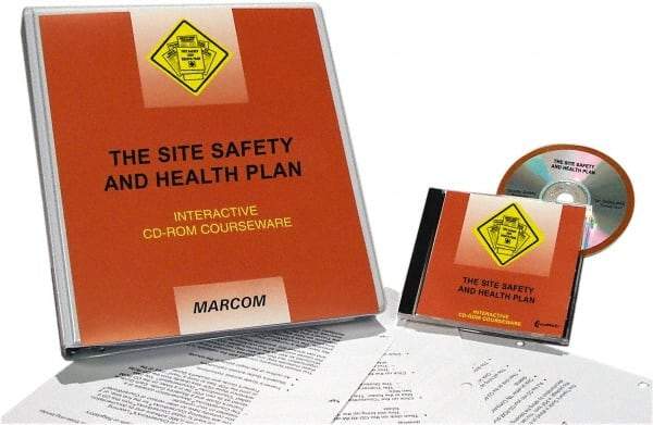 Marcom - The Site Safety & Health Plan, Multimedia Training Kit - 45 min Run Time CD-ROM, English & Spanish - Industrial Tool & Supply