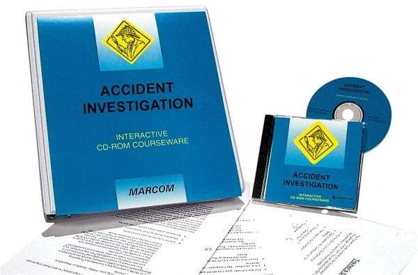 Marcom - Accident Investigation, Multimedia Training Kit - CD-ROM, English - Industrial Tool & Supply