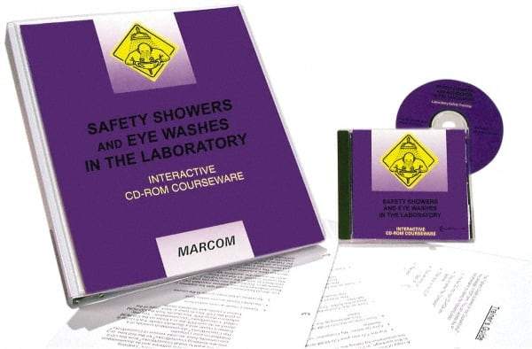 Marcom - Safety Showers and Eye Washes in the Laboratory, Multimedia Training Kit - 45 min Run Time CD-ROM, English & Spanish - Industrial Tool & Supply