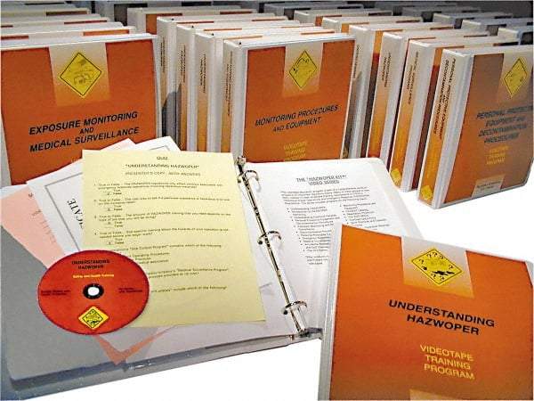 Marcom - All HAZWOPER Series Courses, Multimedia Training Kit - 45 min Run Time CD-ROM, 23 Courses, English & Spanish - Industrial Tool & Supply
