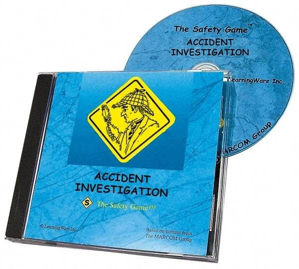 Marcom - Accident Investigation, Multimedia Training Kit - Computer Game, English - Industrial Tool & Supply