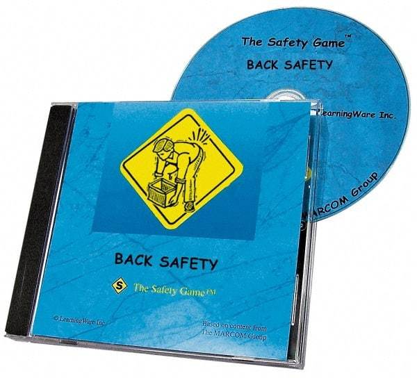 Marcom - Back Safety, Multimedia Training Kit - Computer Game, English - Industrial Tool & Supply