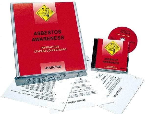 Marcom - Asbestos Awareness, Multimedia Training Kit - 45 min Run Time CD-ROM, English & Spanish - Industrial Tool & Supply