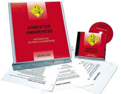 Marcom - Asbestos Awareness, Multimedia Training Kit - 45 min Run Time CD-ROM, English & Spanish - Industrial Tool & Supply