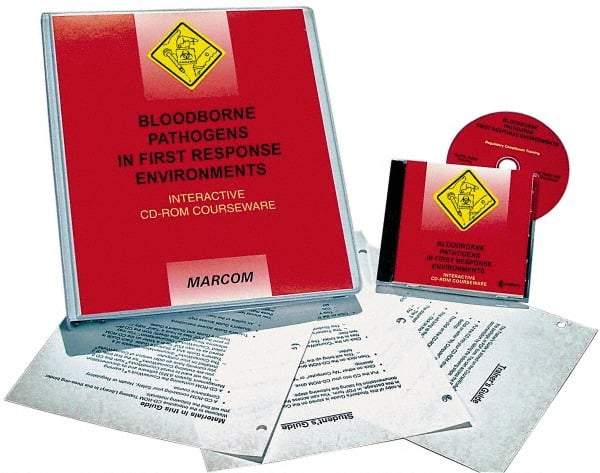 Marcom - Bloodborne Pathogens in First Response Environments, Multimedia Training Kit - 45 min Run Time CD-ROM, English & Spanish - Industrial Tool & Supply