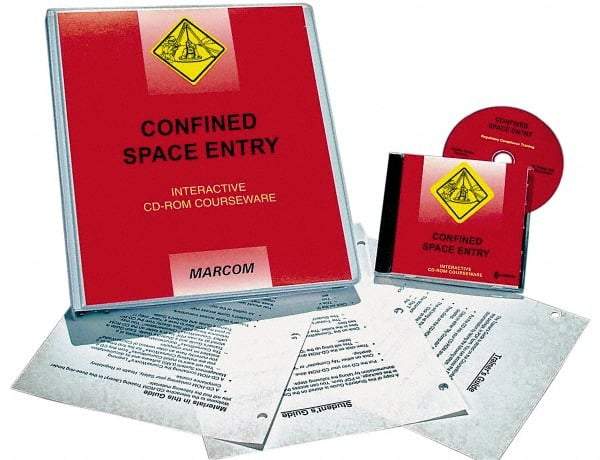 Marcom - Confined Space Entry, Multimedia Training Kit - 45 min Run Time CD-ROM, English & Spanish - Industrial Tool & Supply